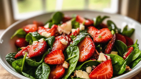 Strawberry Spinach Salad