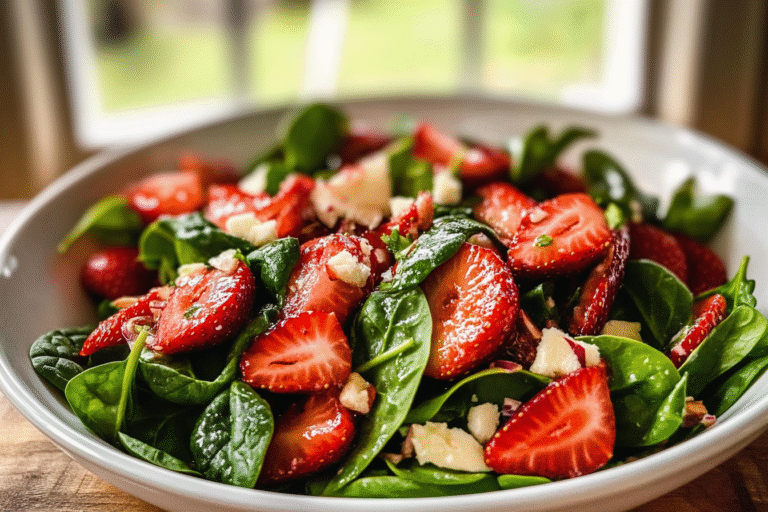 Strawberry Spinach Salad