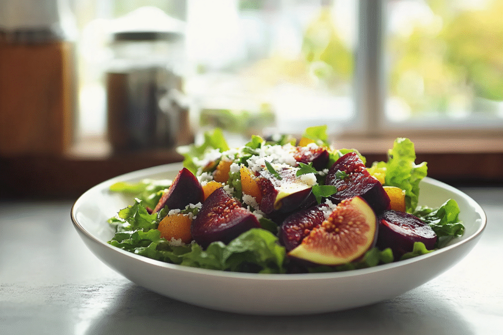 Roasted Beet and Fig Salad