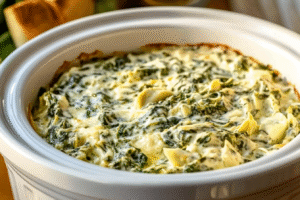 Crockpot Spinach Artichoke Dip