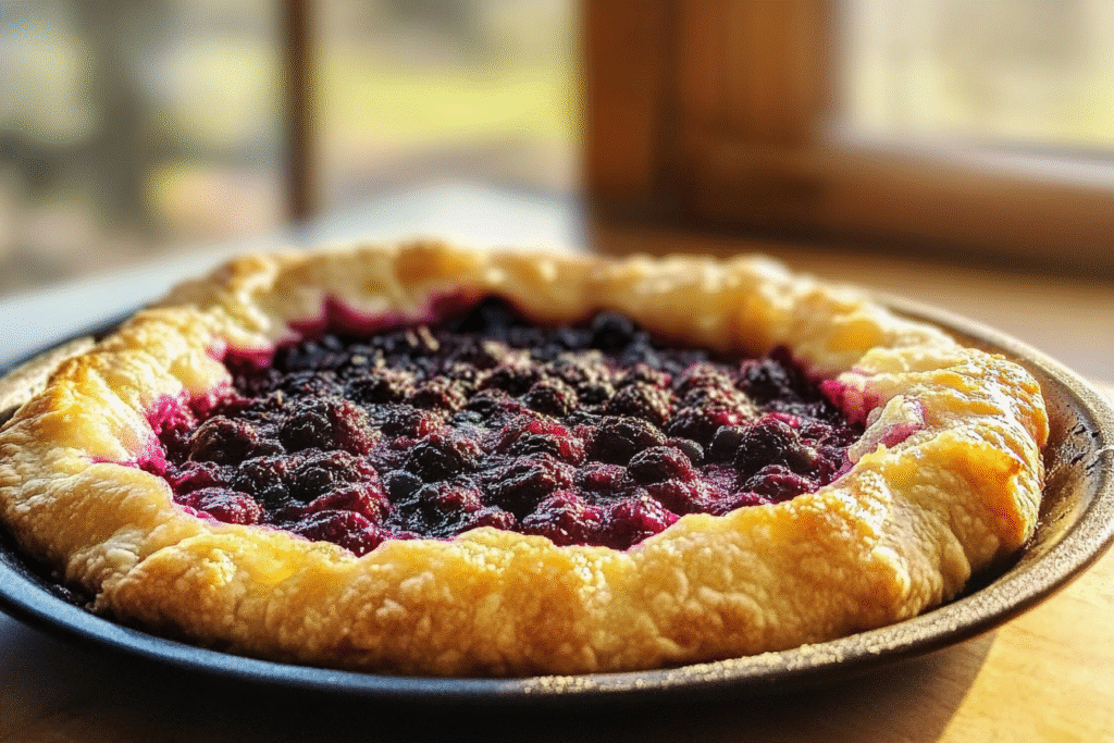 Rustic Huckleberry Galette