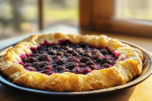Rustic Huckleberry Galette