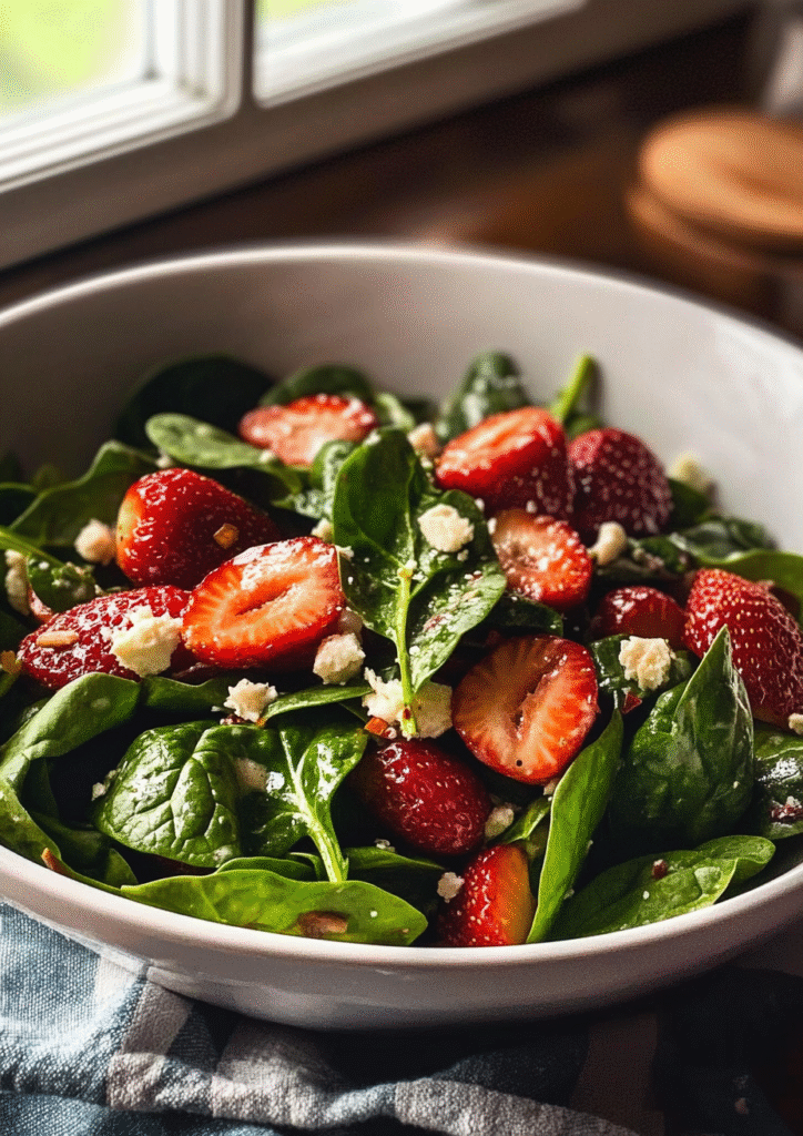 Strawberry Spinach Salad