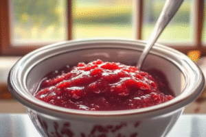 Savory Rhubarb Sauce