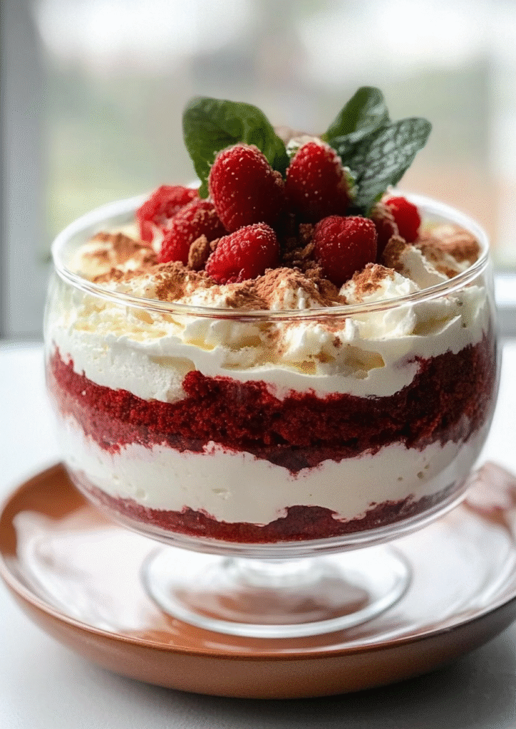 Red Velvet Cheesecake Trifle
