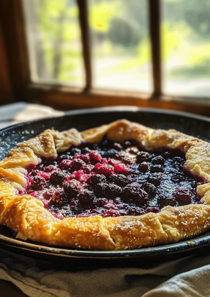 Rustic Huckleberry Galette