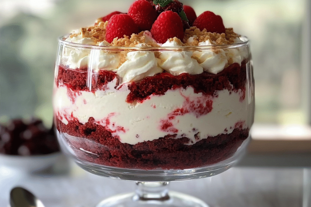 Red Velvet Cheesecake Trifle