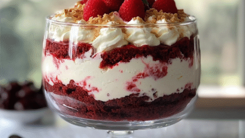 Red Velvet Cheesecake Trifle