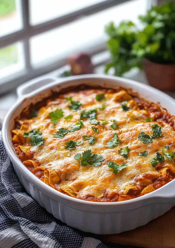 Mexican Chicken Enchilada Casserole
