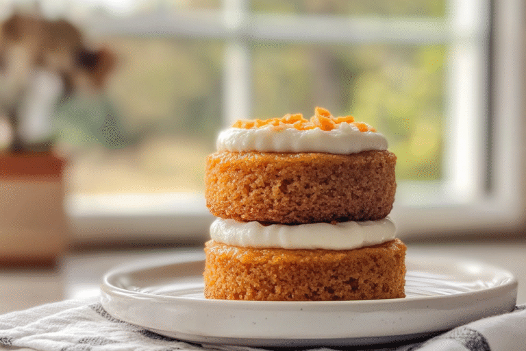 Mini carrot cakes recipe