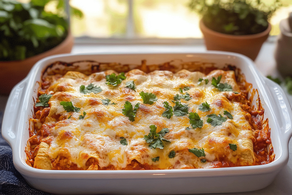 Mexican Chicken Enchilada Casserole