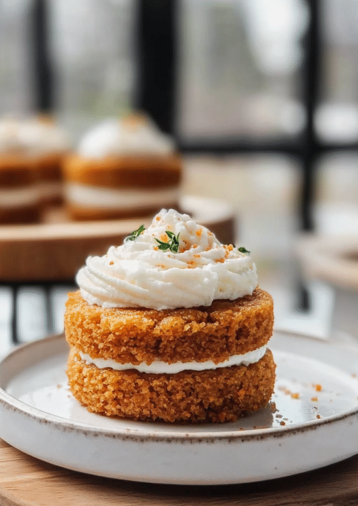 Mini carrot cakes recipe