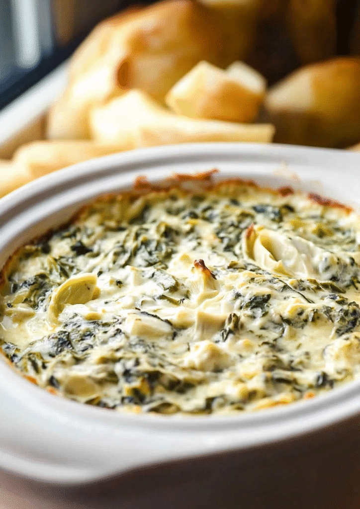 Crockpot Spinach Artichoke Dip
