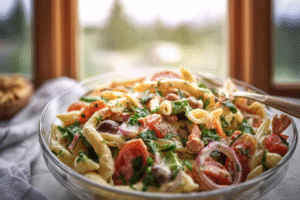 Tuscan pasta salad