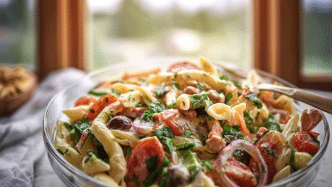 Tuscan pasta salad