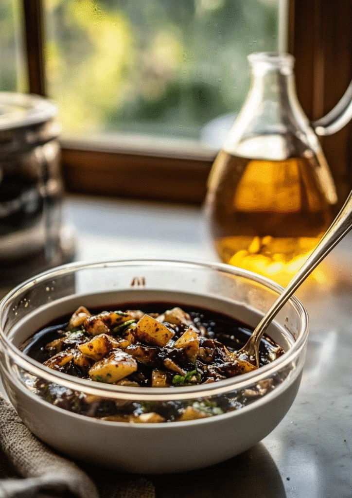 Huckleberry balsamic vinaigrette