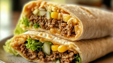 Big Mac Wraps Homemade