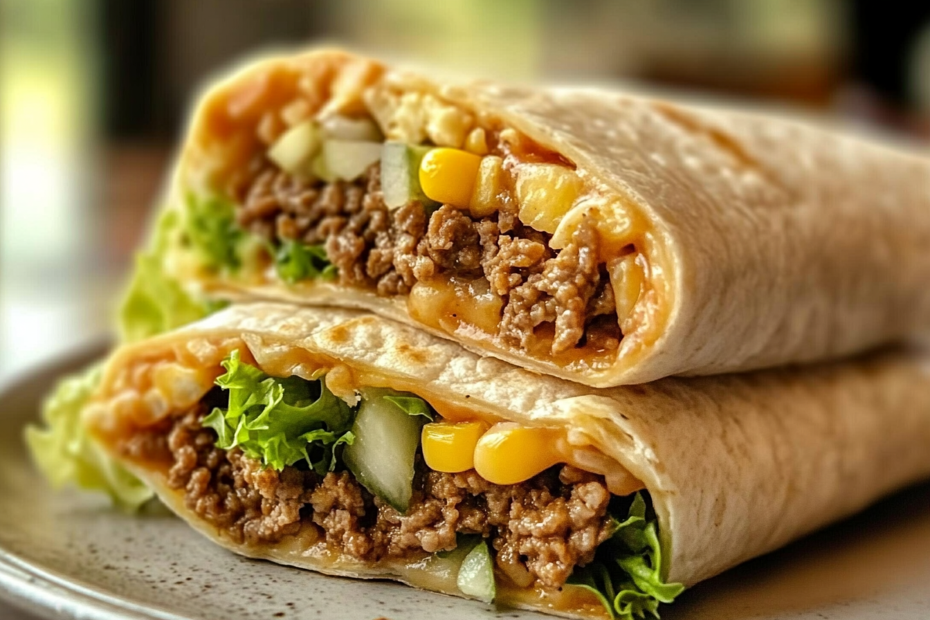Big Mac Wraps Homemade