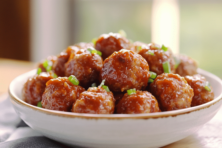 BBQ Meatball Bowls