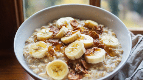 Caramelized Banana Oatmeal