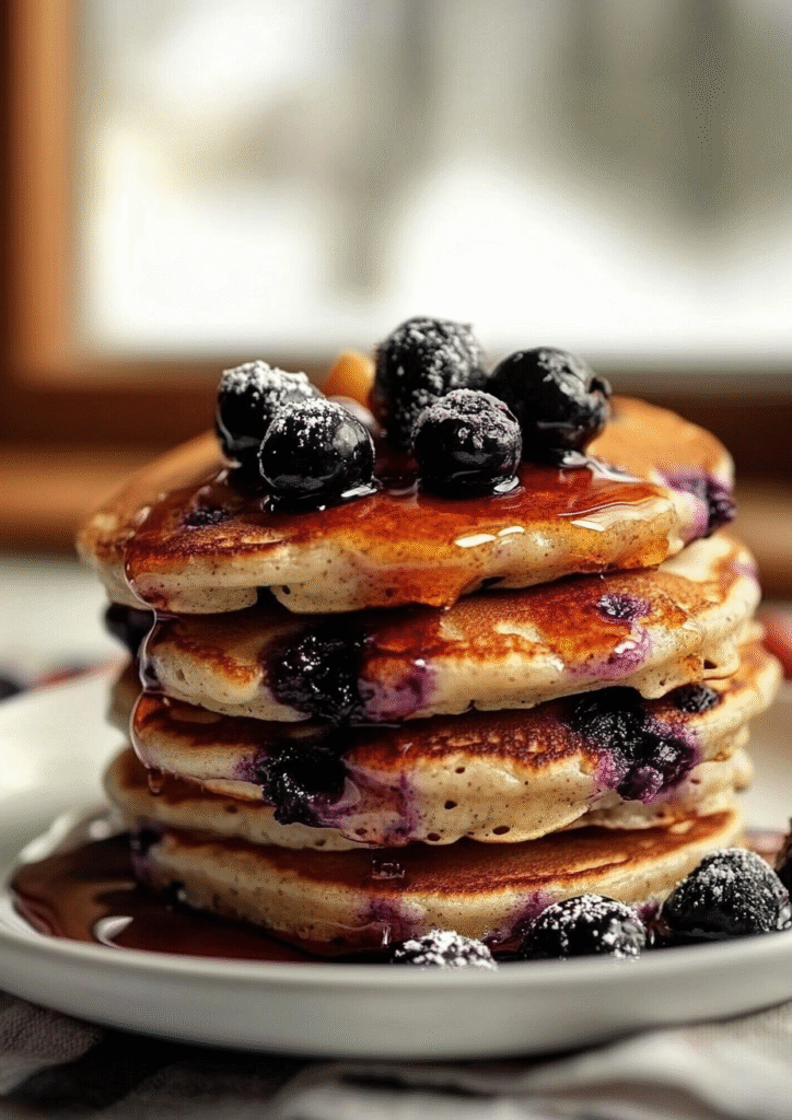 Huckleberry Buttermilk Pancakes