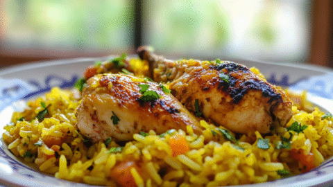 Moroccan Chicken and Rice
