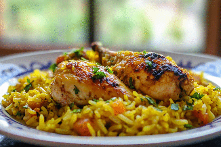 Moroccan Chicken and Rice