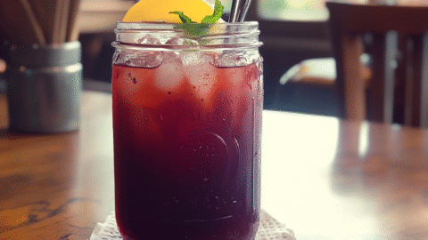 Huckleberry Herbal Iced Tea