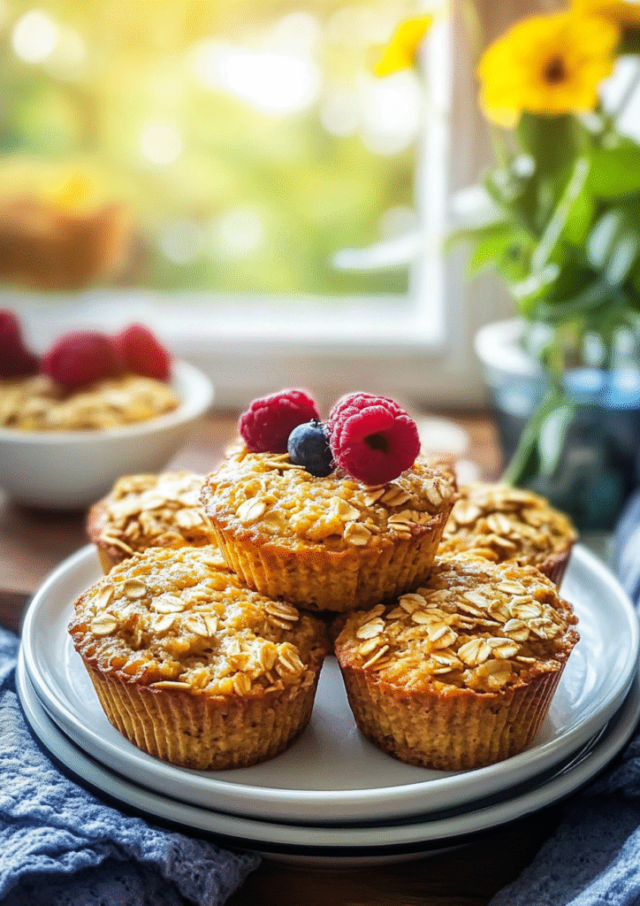 Back-to-School Baked Oatmeal Cups