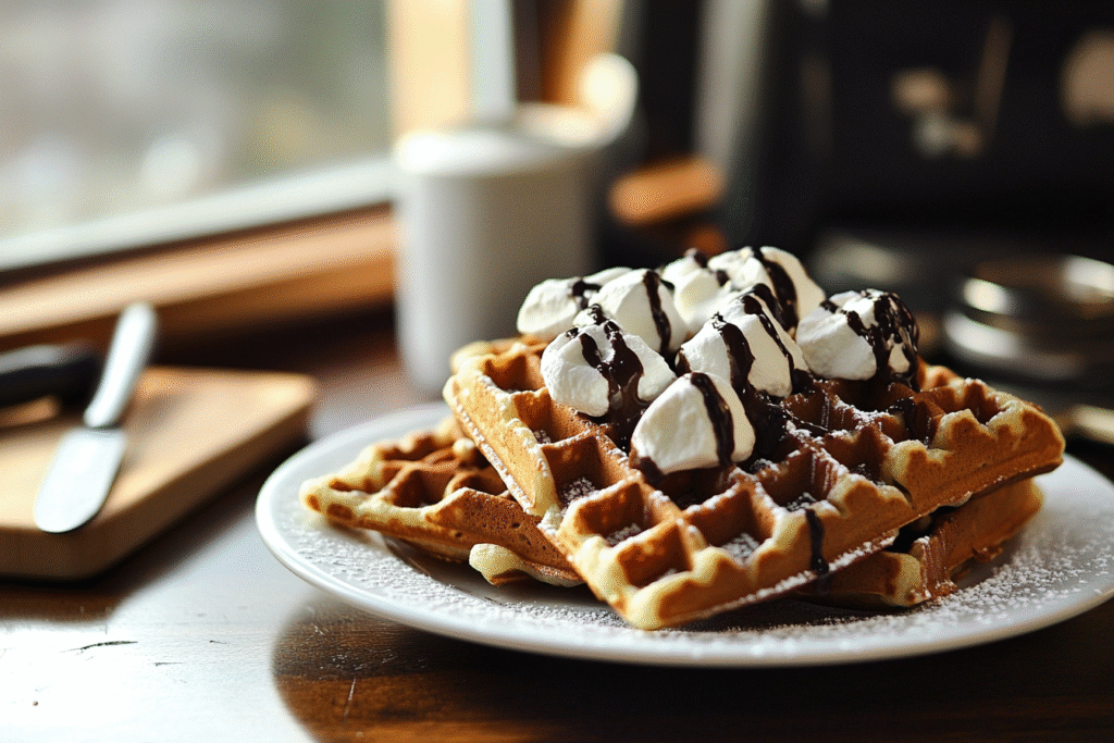 S’mores Waffles Recipe
