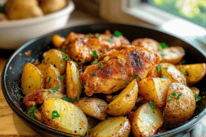 Garlic Butter Chicken and Potatoes