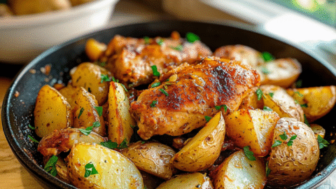 Garlic Butter Chicken and Potatoes