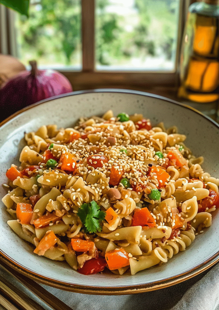 Asian Sesame Pasta Salad
