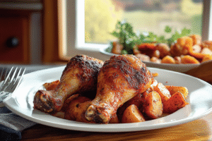 crispy baked chicken legs