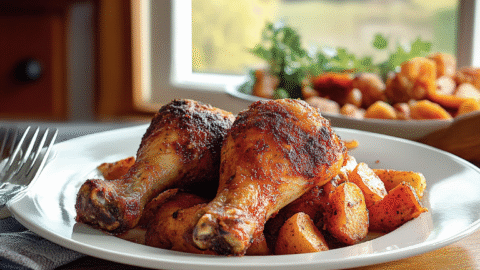 crispy baked chicken legs