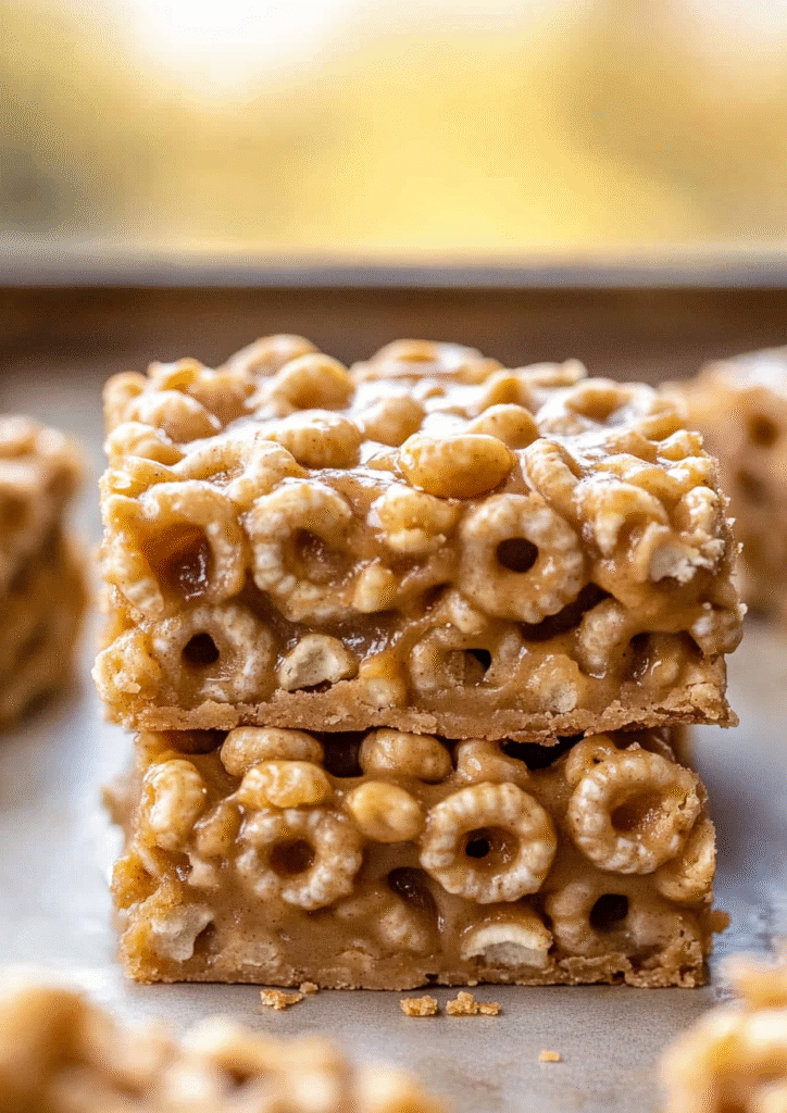 No-Bake Cheerio Peanut Butter Bars