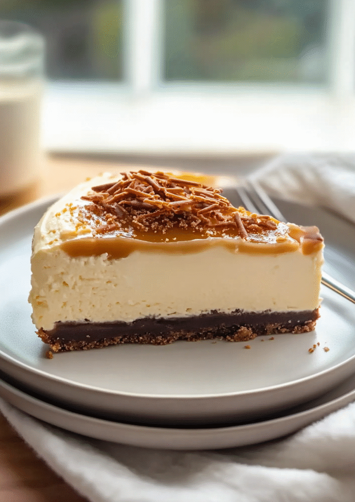 No-Bake Millionaire’s Cheesecake