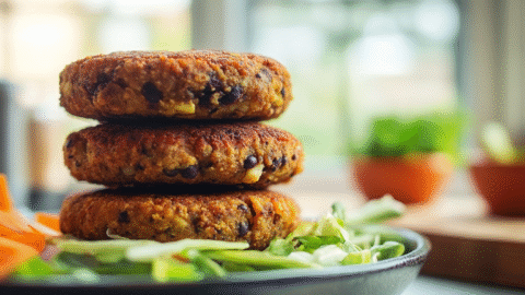 Sweet Potato Black Bean Patties