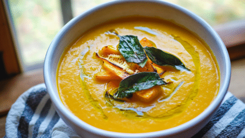 Roasted Carrot Parsnip Soup