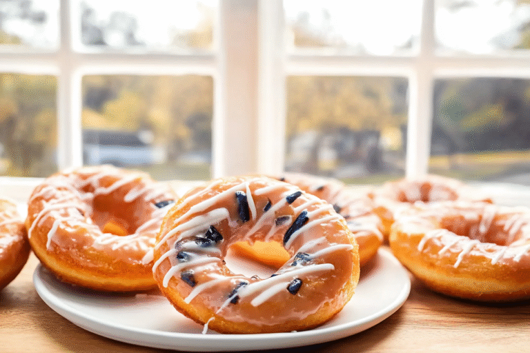 No Bake Apple Donuts