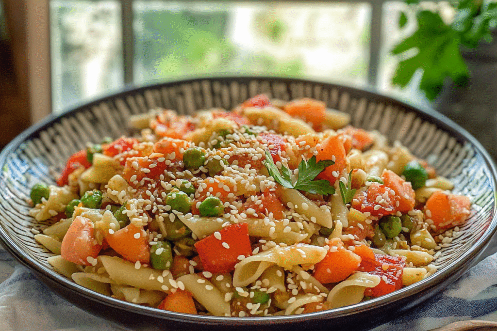 Asian Sesame Pasta Salad