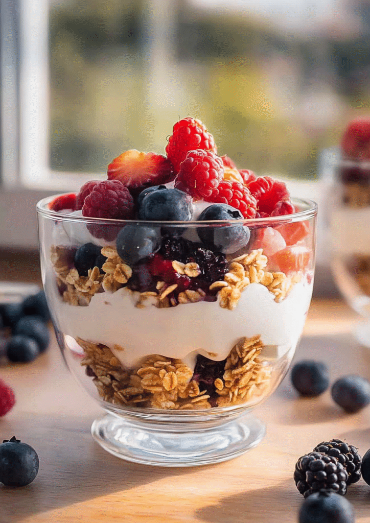 Greek Yogurt Parfait with Berries