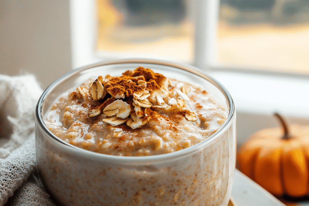 Pumpkin Spice Overnight Oats