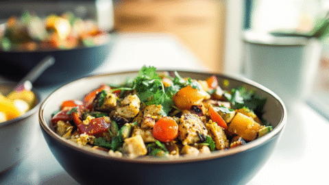Glow Bowls with Curry Vinaigrette