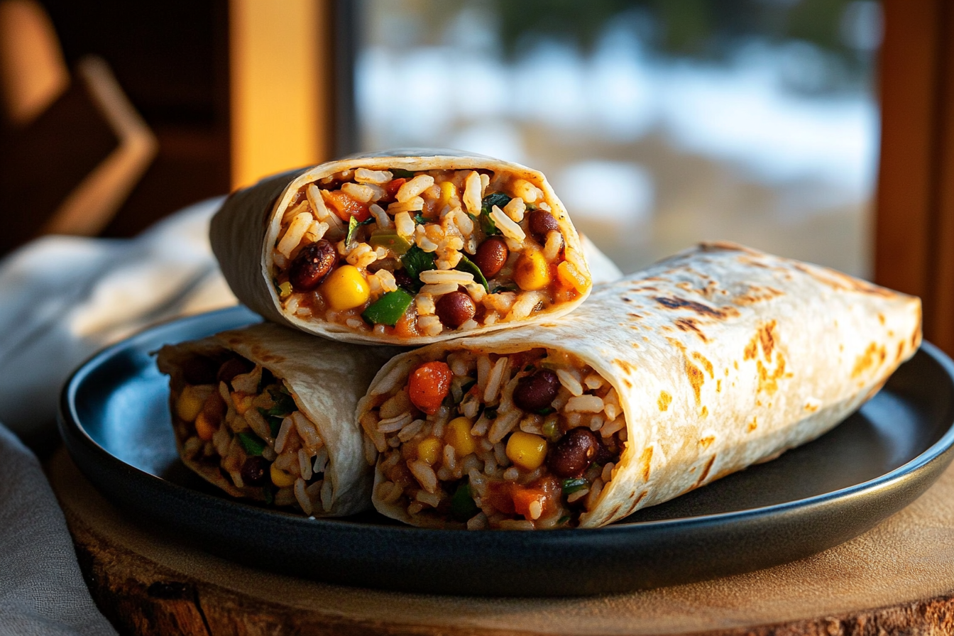 Bean and Rice Burrito Camping Recipe
