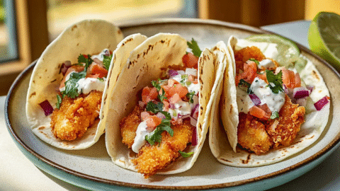 crispy fish tacos