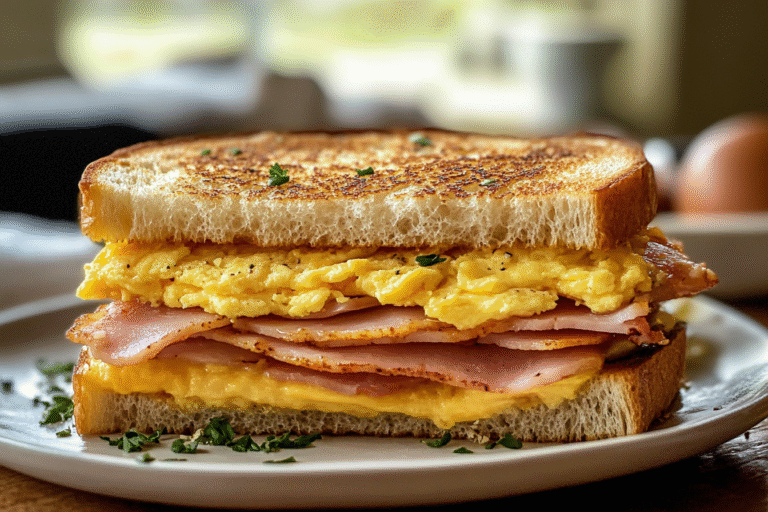 Ham and Egg Sandwich