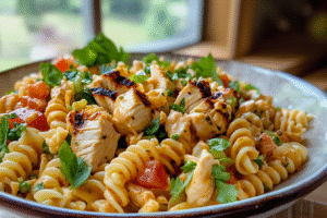 Buffalo Chicken Pasta Salad