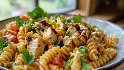 Buffalo Chicken Pasta Salad