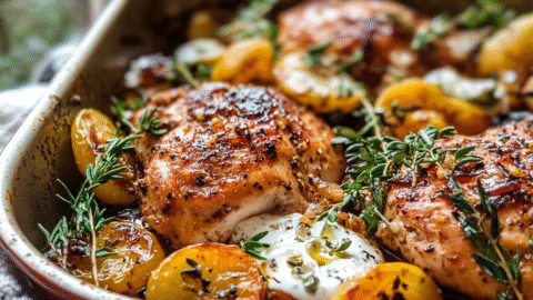 One Pan Balsamic Chicken